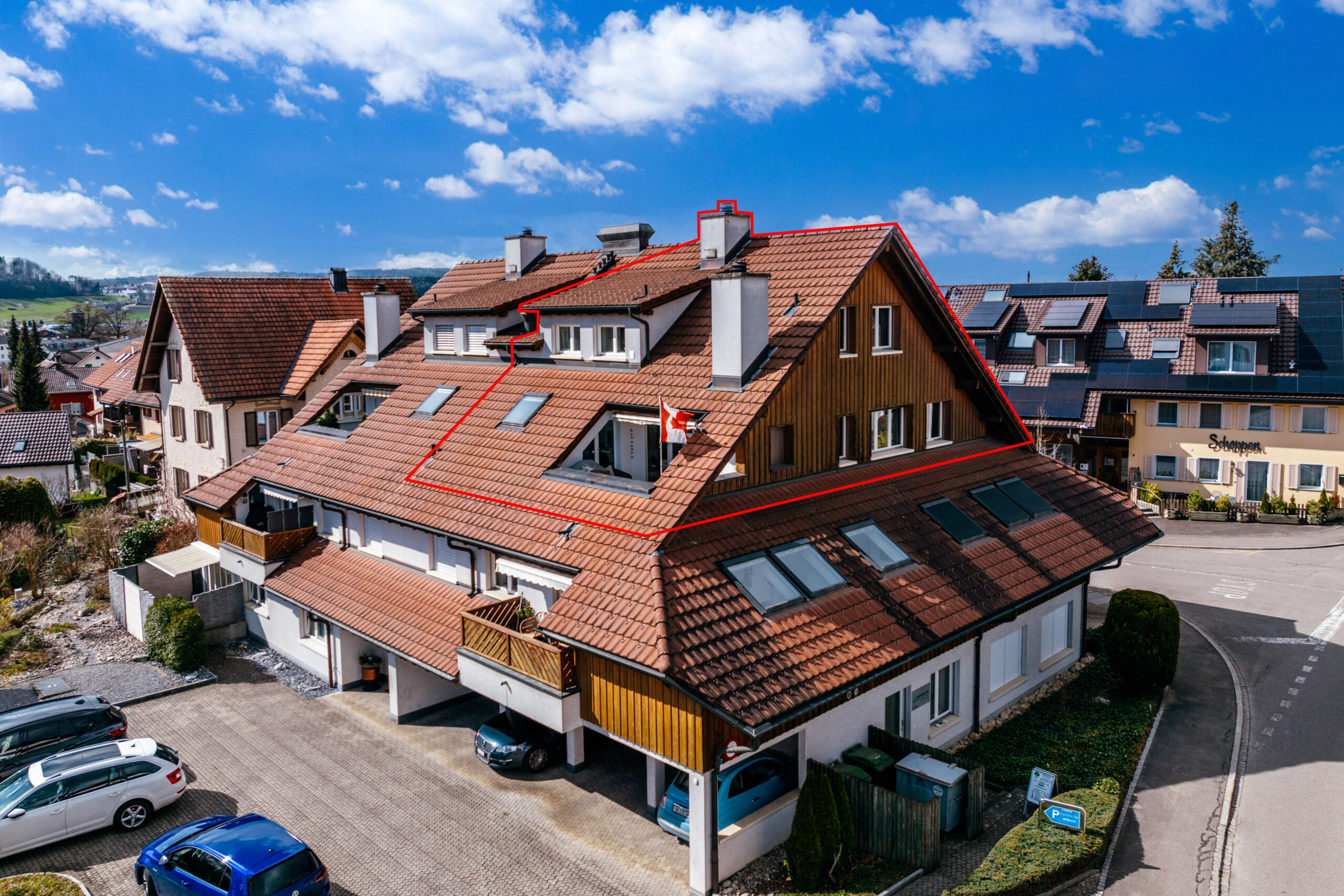 Maisonette-Wohnung in Waltenschwil