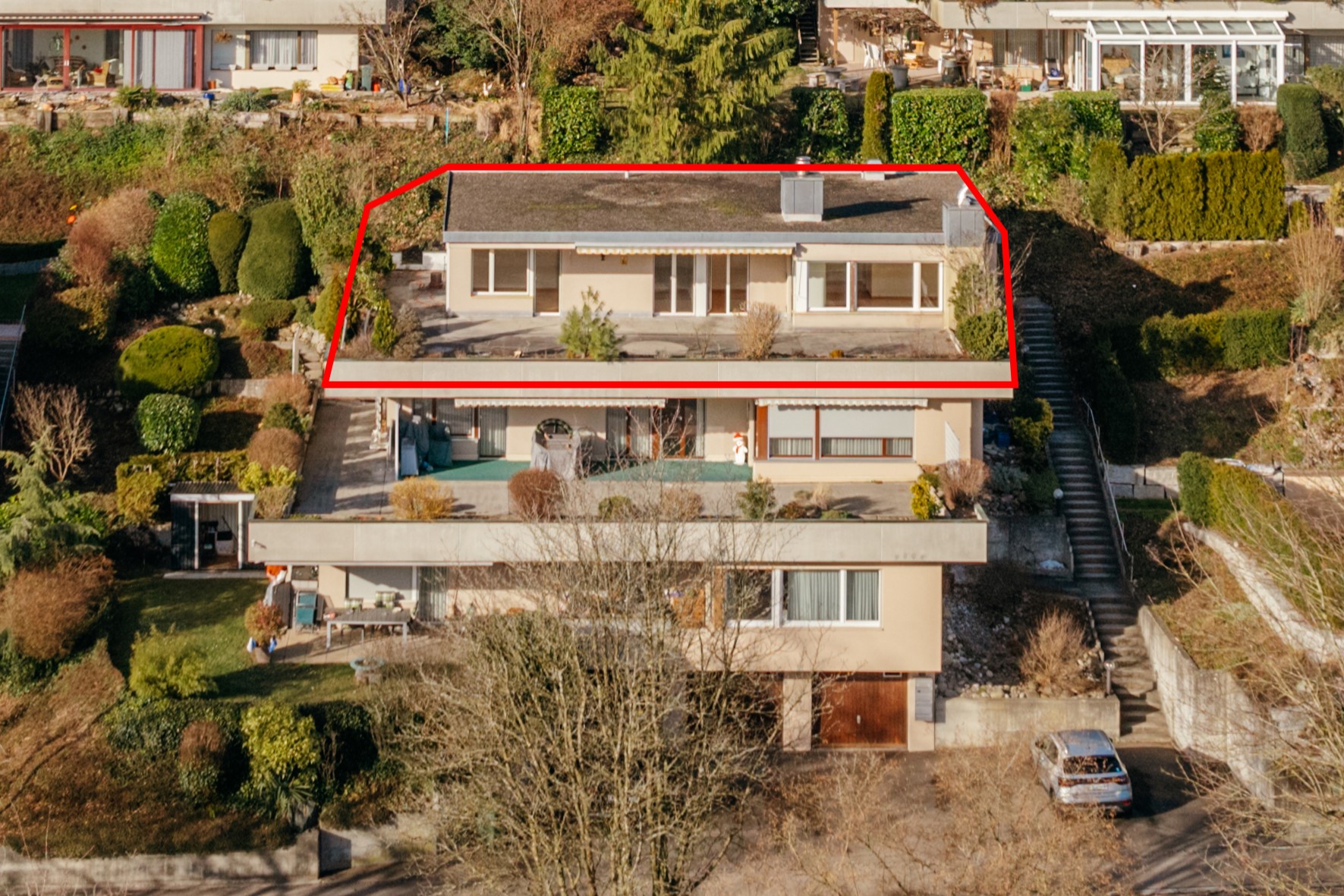 Terrassenhaus in Rudolfstetten